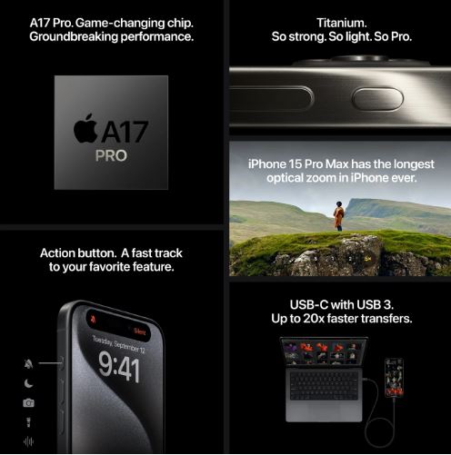 Apple iPhone 15 Pro — 128GB